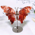 Butterfly Wings Carved Natural Crystal Butterfly Fairy Wings Crystal Decor Beautifully Presents