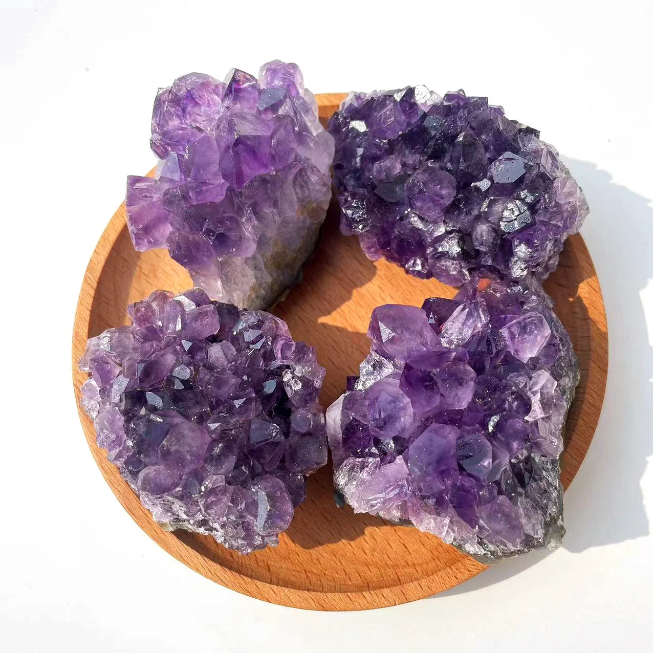 Natural Amethyst Quartz Crystal Cluster