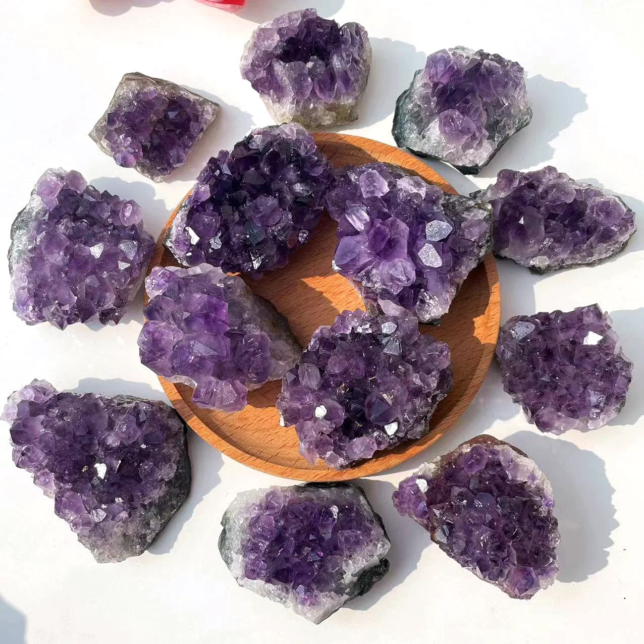 Natural Amethyst Quartz Crystal Cluster