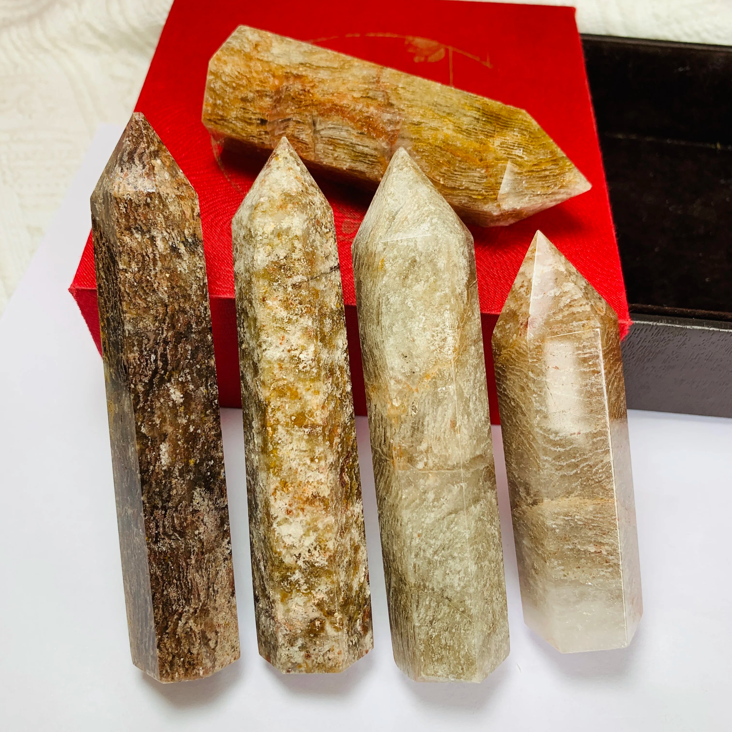 Natural Crystal Tower Thousand Layer Garden Quartz Point 1000layers Quartz Point