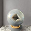 Natural Crystal Polished Grey Agate Ball MT Brand Fashion Trend Decorative Item