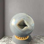 Natural Crystal Polished Grey Agate Ball MT Brand Fashion Trend Decorative Item
