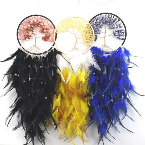Amethyst Dreamcatcher Tree Wall Hanging - 1 piece
