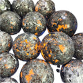 Natural Crystal Stone Machine Carved Ball Yooperlite Engraving Fashion Trend Crystal Crafts for Home Decoration