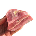 Natural Raw Pink Rhodochrosite GemStones Mineral Specimens Raw Crystal Rough Quartz