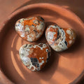 Natural Money Agate Crystal Heart Natural Crystal Rough Stone for Gifts and Decor