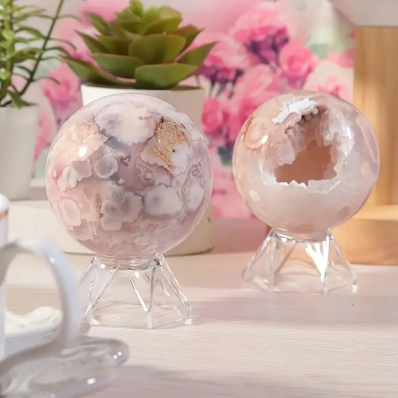Sakura Agate Sphere