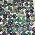 high Grade rare Natural Crystals carving rainbow Eye Obsidian Crystal cat paw for gift