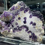 Purple Fluorite Mineral Specimen