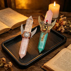 Natural Crystal Magic Stick Wand Tower Point Wedding Crystal Crafts for Decor