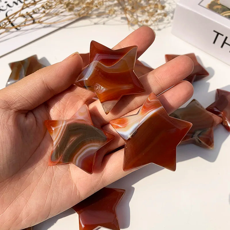 Carnelian Star Lot - 1 kg - 1 kg lot
