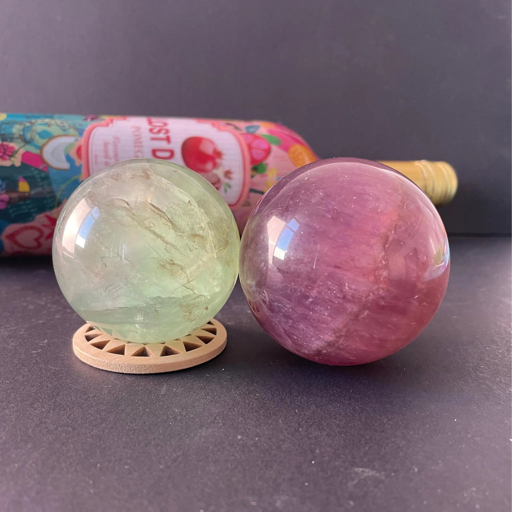 Hot-selling Crystal Balls Natural Fluorite Polished Balls