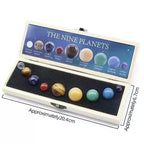 Natural Crystal Stone Nine Planets Ornaments Mineral Balls Gemstone Sphere Decor - Standard