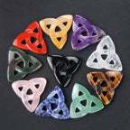 Crystal Trinity Knot Pendant