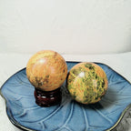 Natural Crystal Realgar Ore Sphere Crystal Ball for Home Decoration