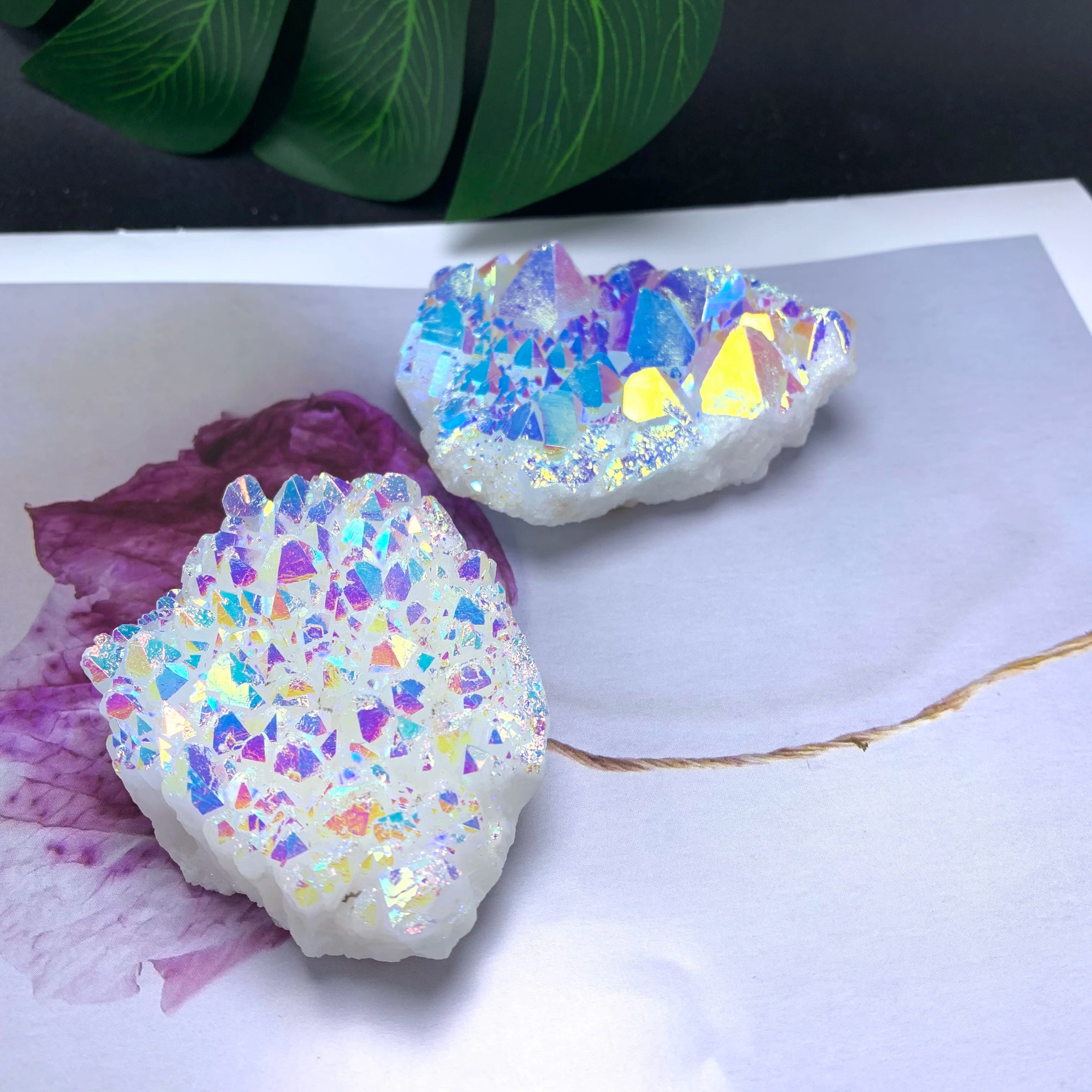 Aura Quartz Cluster - 1 kg Lot