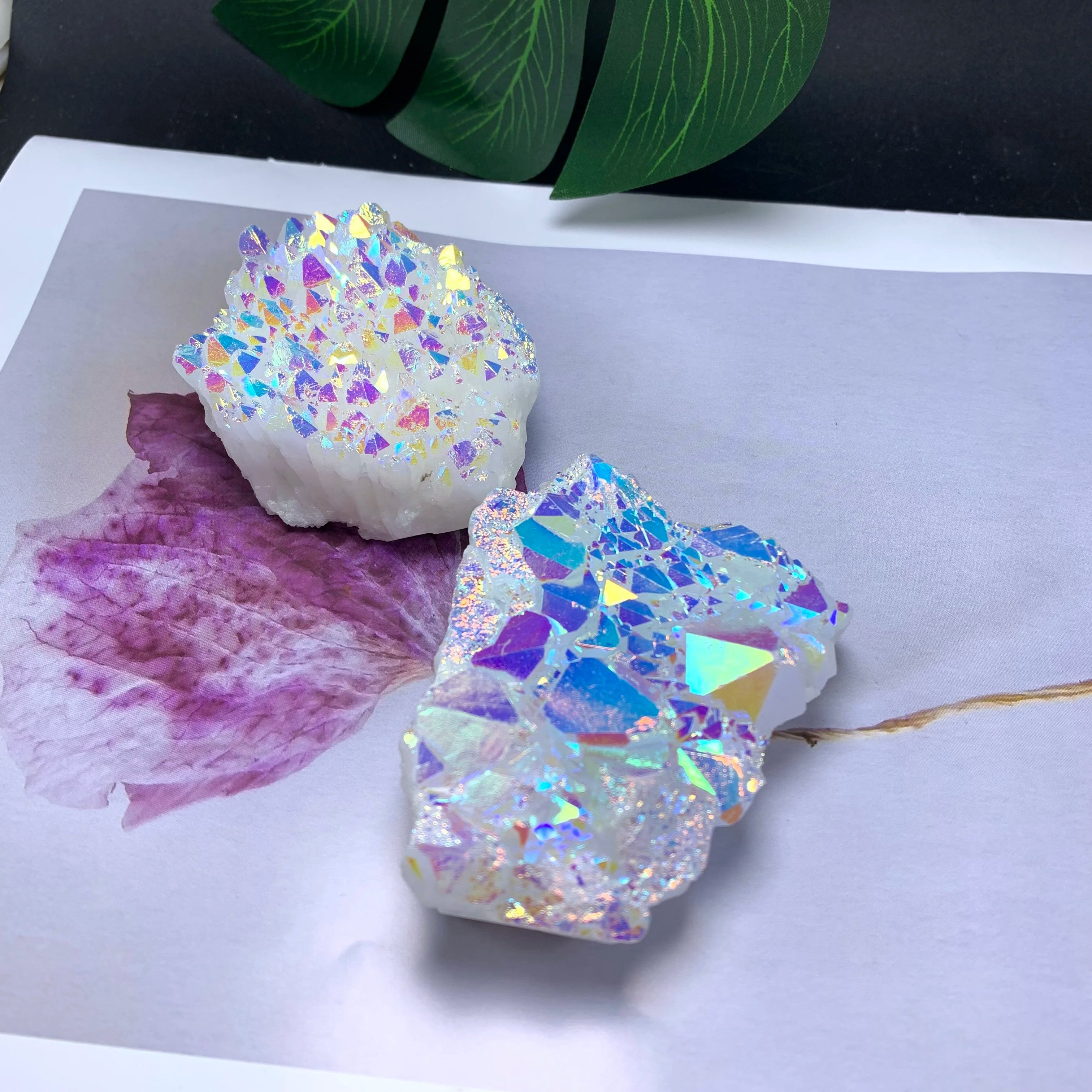 Aura Quartz Cluster - 1 kg Lot