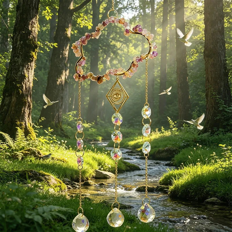 Rose Quartz Cloud Suncatcher