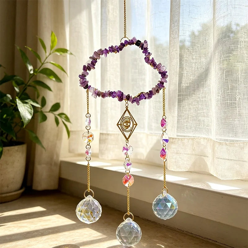 Rose Quartz Cloud Suncatcher