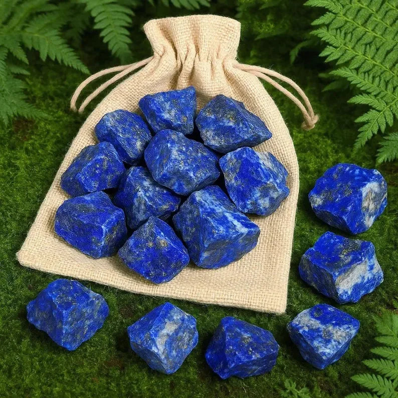 Raw Crystal Natural Stones Blue Lapis Lazuli Rough Block Stones - Standard