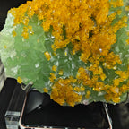 Green Yellow Fluorite Mineral Specimen