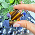 3cm Natural Star Shape Gemstone Carving Tiger's Eye Dream Amethyst Lapis Lazuli Crystal Star Decor Craft - Standard