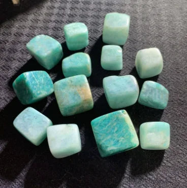 Best Quality Natural Amazonite Crystal Tumble Stones Polished Quartz Gemstone Tumbled Stone