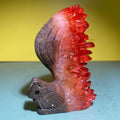 Clear Quartz Cluster Squirrel Carving - 1 kg Lot - 1 kg lot