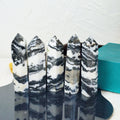 Black Zebra Jasper Tower Zebra Jasper Point Obelisk Jasper Crystal Tower