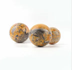 Gemstone Yellow Crazy Lace Agate Sphere Quartz Crystal Spheres Ball