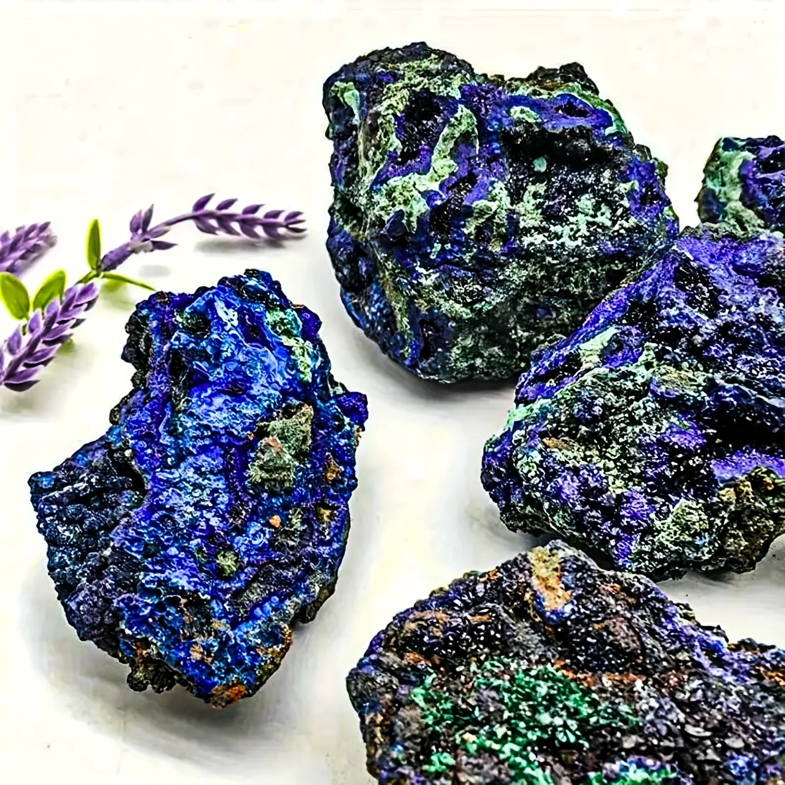 Azurite Mineral Specimen - 1 kg Lot