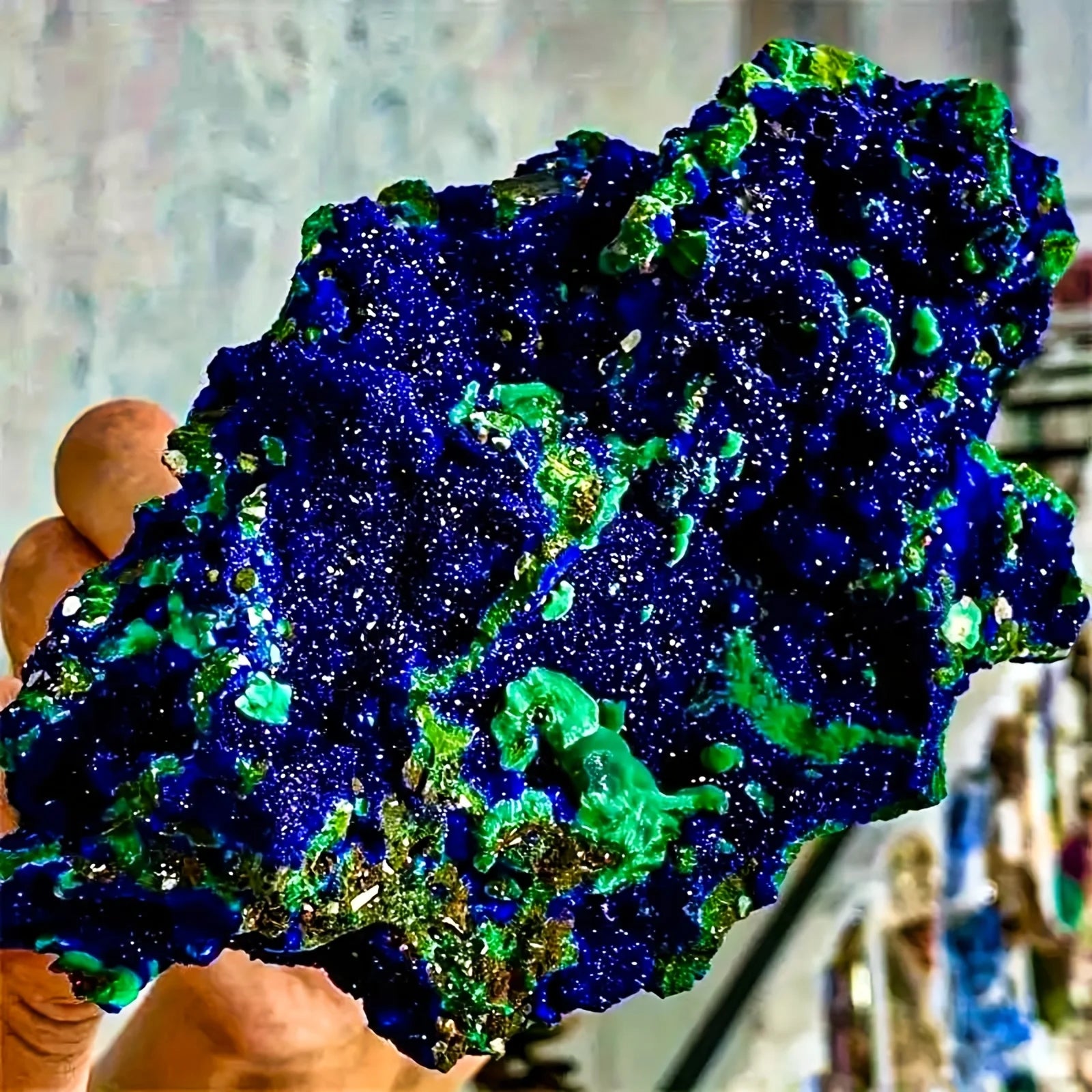 Azurite Mineral Specimen - 1 kg Lot