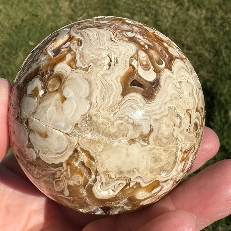 Icelandic Spar Flower Sphere