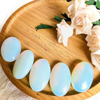 Crystal Stone White Opalite Palm Stone