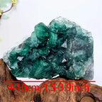 Deep Green Fluorite Crystal Cluster