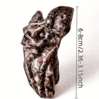 Crystal Carving Polished Yooperlite Bat with UV Reaction for