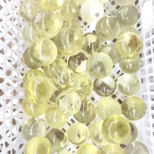 Citrine Quartz Small Citrine Crystal Sphere for Home Decor