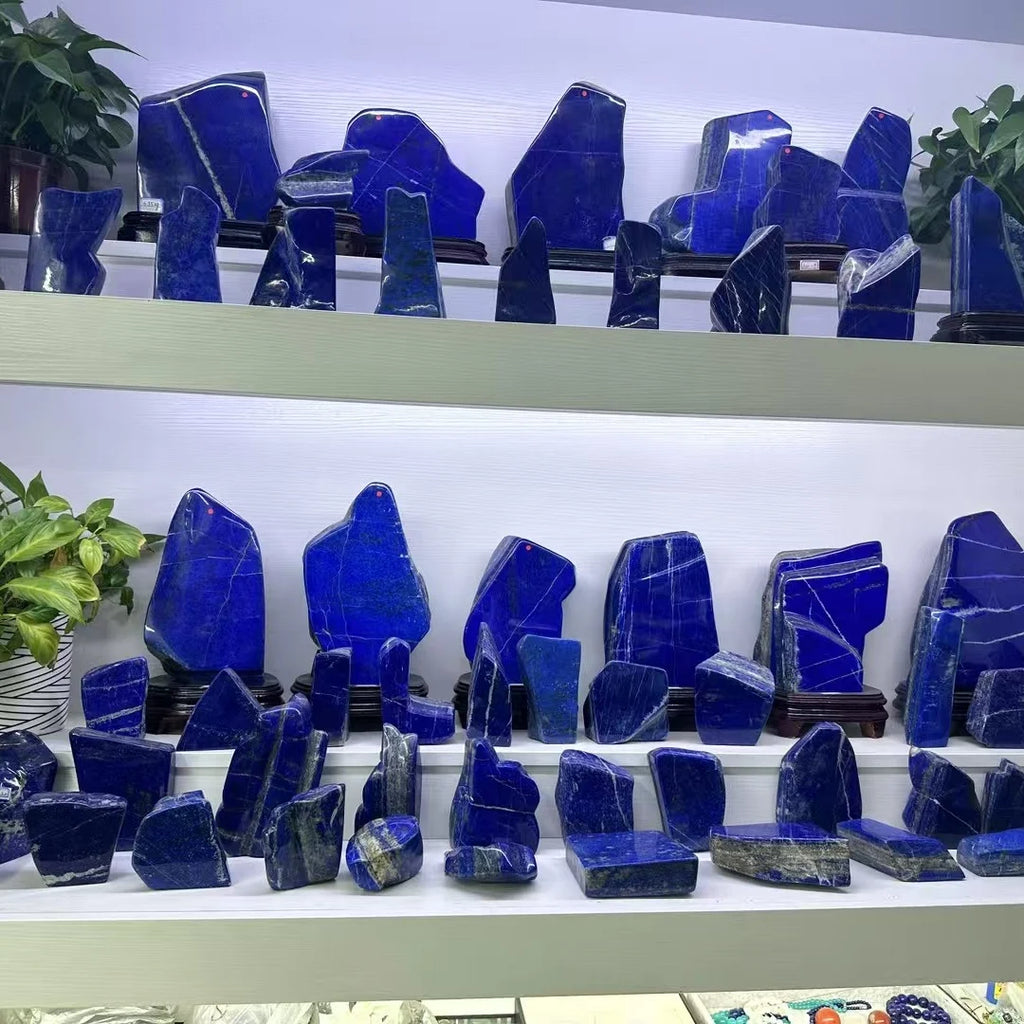 Crystal Freeform Craft Natural Stone Lapis Lazuli Free Form for Home Decoration