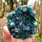 Crystal Stone Natural Green Fluorite Specimen for Gifts and Home Decoration