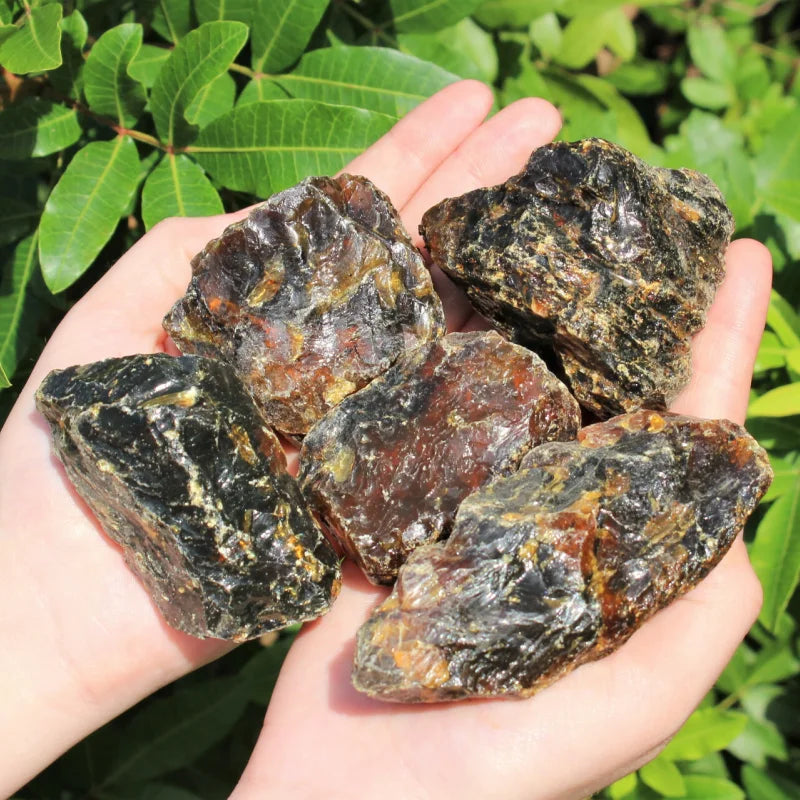 Crystal Stone Natural Amber Rough Stone for Home Decoration