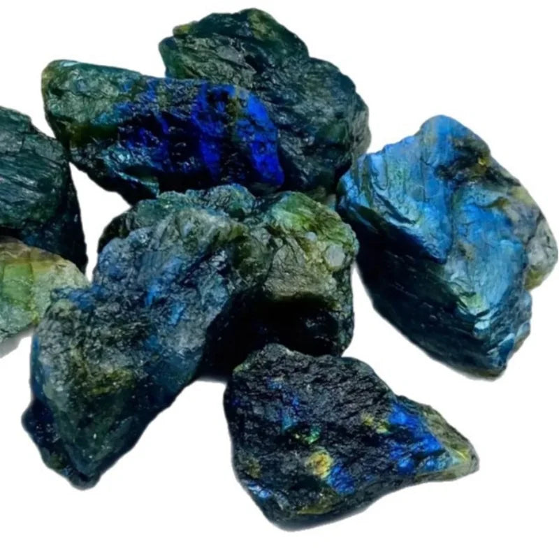 Raw Labradorite Stone - 1 kg Lot
