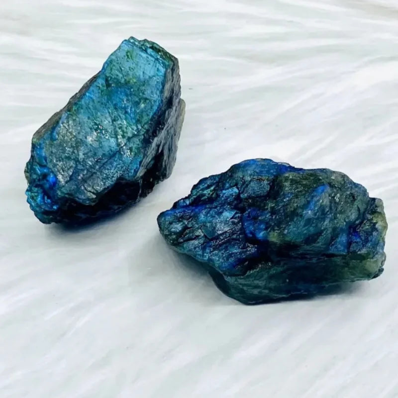 Raw Labradorite Stone - 1 kg Lot