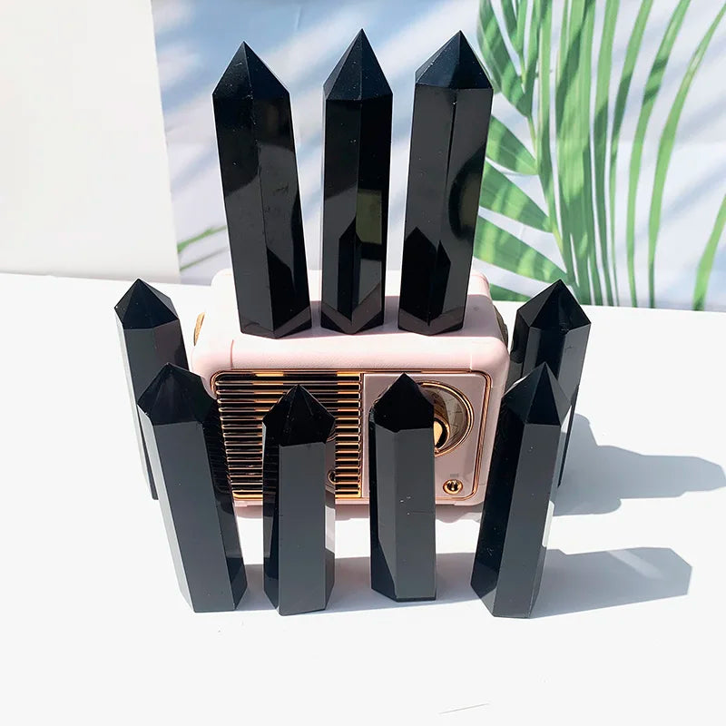 Black Obsidian Tower Lot - 1 kg