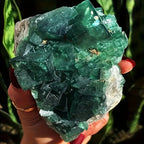 Dark Green Fluorite Raw Cluster - 1 kg Lot - 1 kg lot