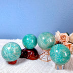 Natural Crystal Amazonite Sphere Ball for Decoration