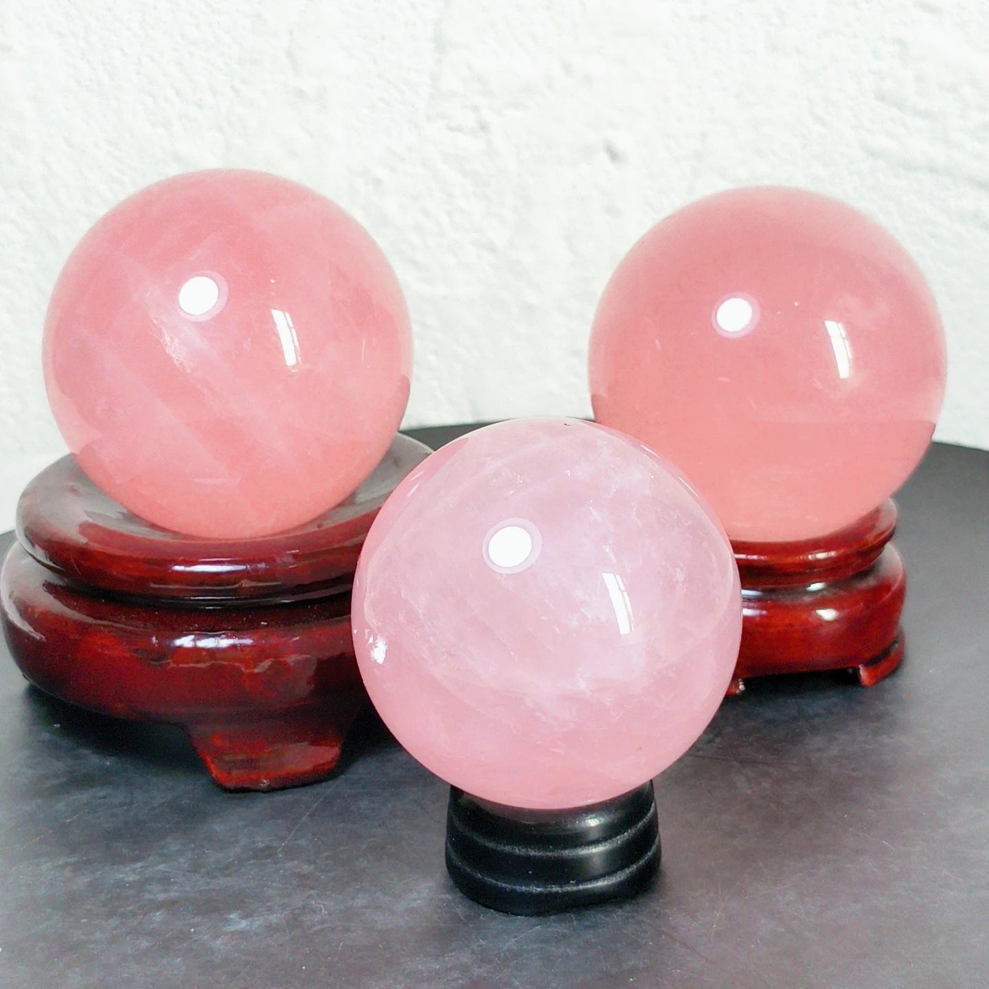 Natural Rose Quartz Small Size Mini Sphere Polished Crystal Crafts