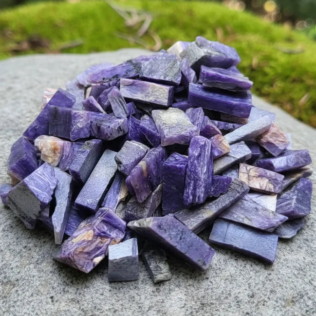 Purple Charoite Raw Stone - 1 kg Lot