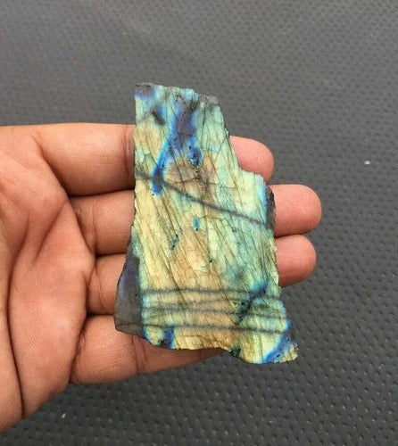 Raw Specimen Natural Labradorite Gemstone Slab Slices Crystal for Decoration