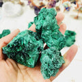 Velvet Raw Crystal Cluster Malachite Stone Mineral Specimen for Collectibles Decoration