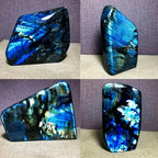 Sparkling Polished Labradorite Freeform Stones Blue Decorations Suitable for Gift and Decor Crystal Decor